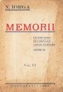 Memorii (editia princeps, 1939) Memorii (editia princeps, 1939)